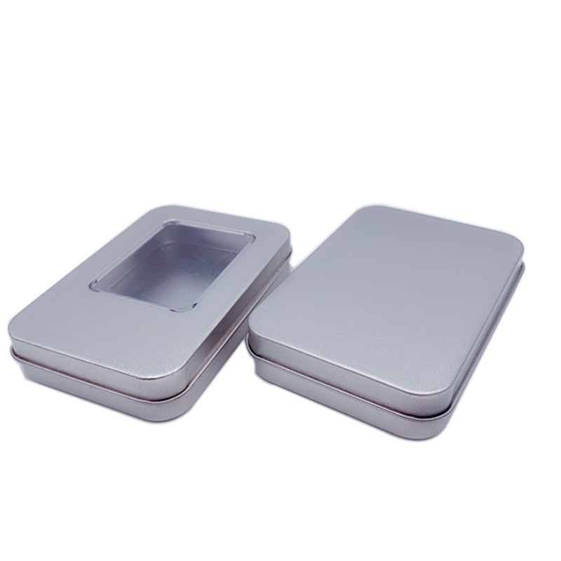 Hot Products USB Tin Box Customizable Logo Leverandører Metal Gave Boks Tinplate Producent (101mm * 70mm * 20mm)